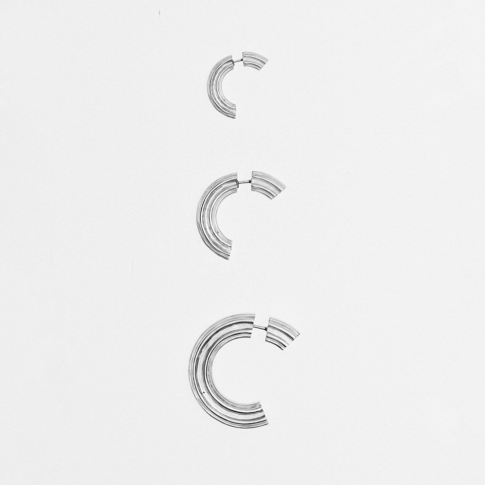 W-PROFILE EARRINGS