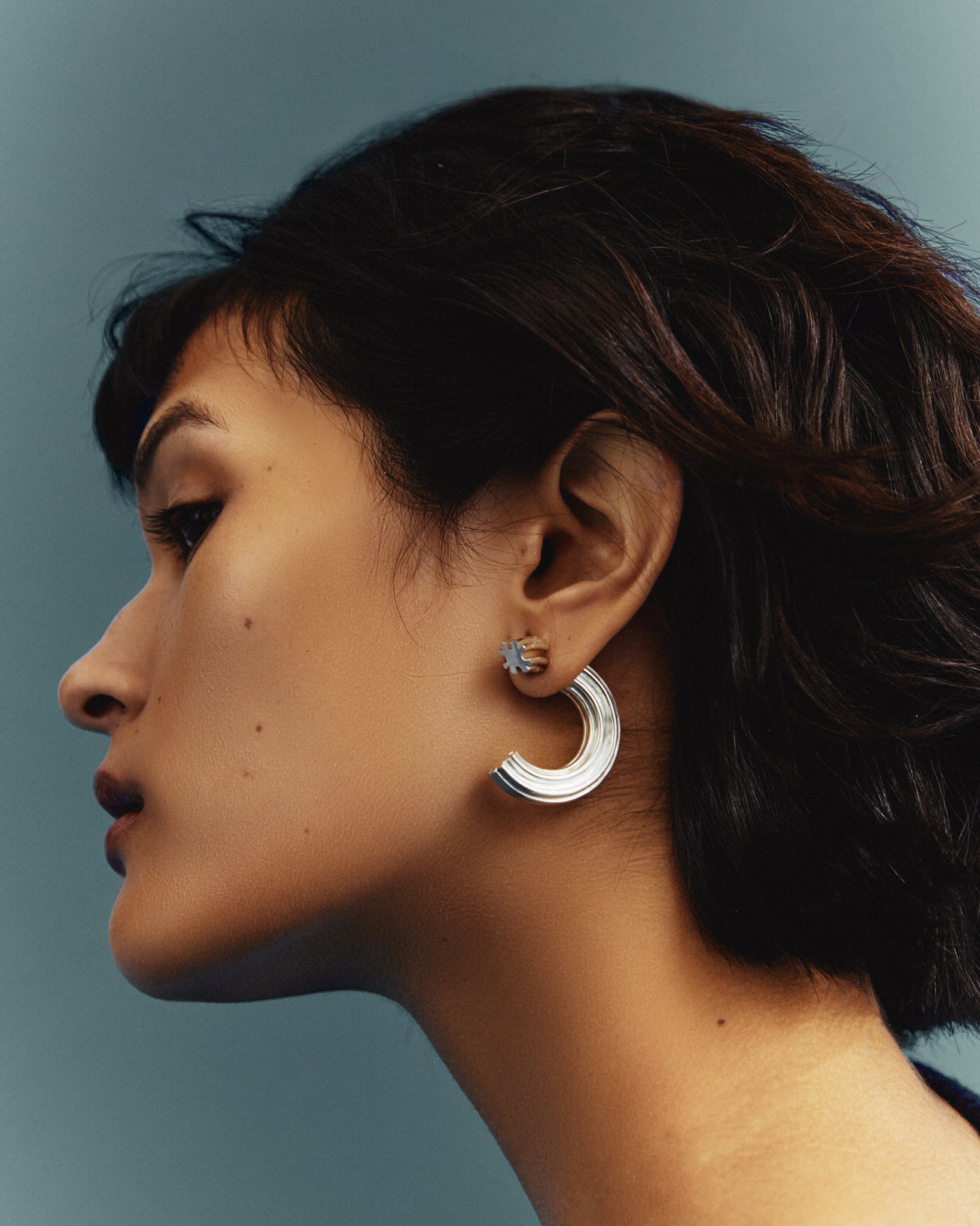 W-PROFILE EARRINGS